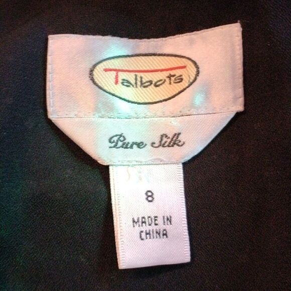 Talbots Pure Silk Polka Dot Dress - Picture 7 of 10